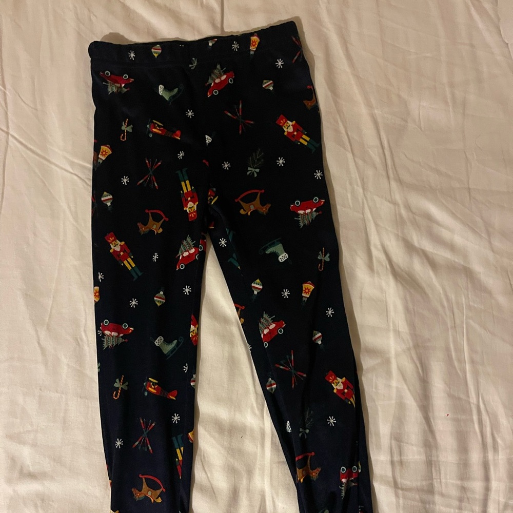 Playful Holiday Print Kids Leggings